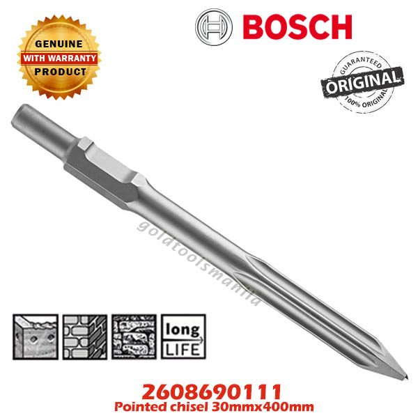 BOSCH Pointed chisel 30 x 400 (GSH 16-30/ HM1306/ PH65) 2608690111
