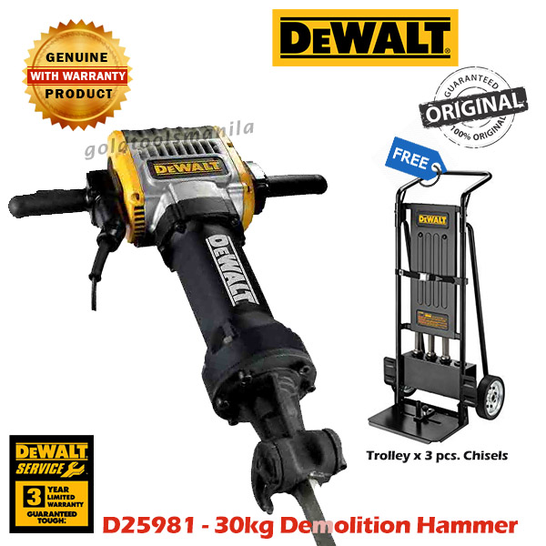 Blæse Tegne Stavning DeWalt D25980 / D25981 – 30kg Demolition Hammer 