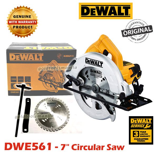 SIERRA CIRCULAR DWE560 7 1/4 1400W DEWALT – Americana