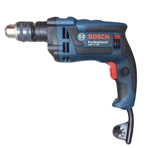 Bosch Professional GSB 16 RE - Taladro percutor (750 W, 0 – 2800