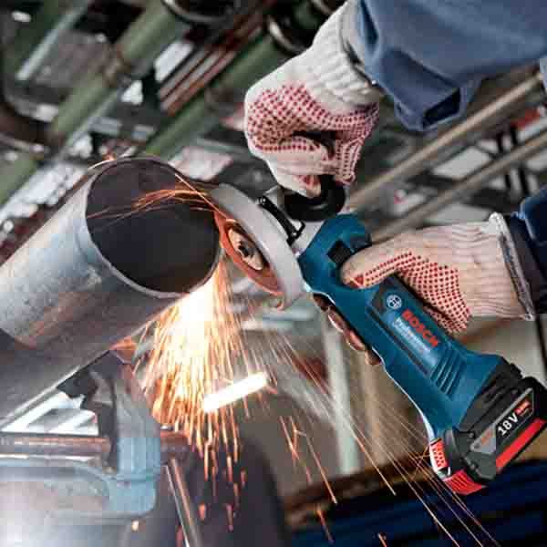 BOSCH GWS 18 V-Li- BARE/ SOLO- 18V Cordless Battery 4" Angle Grinder - Image 3