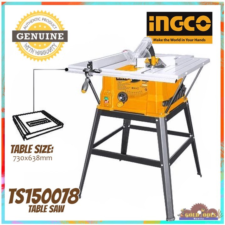 INGCO TS150078 Table Saw with Stand (1500W)