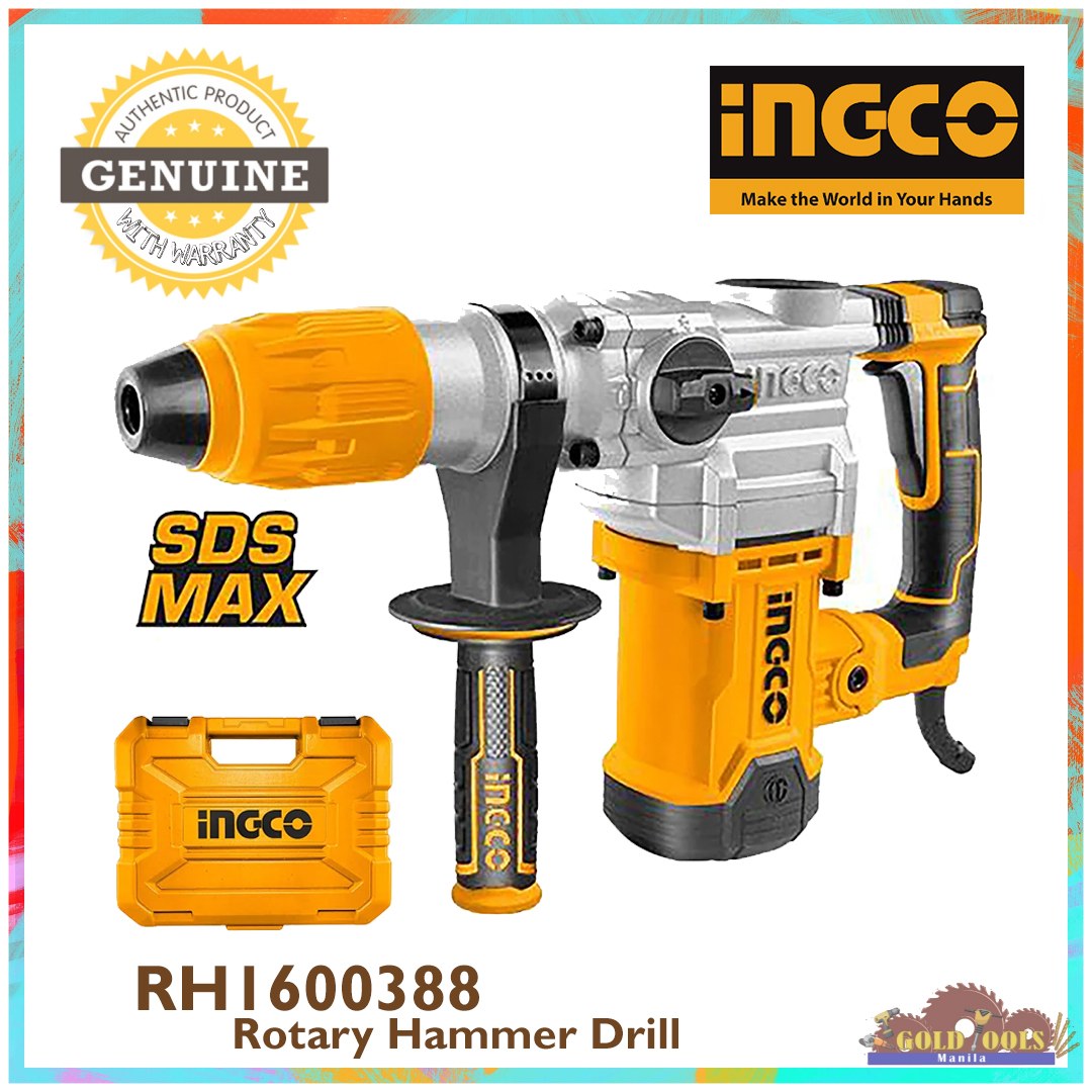 INGCO RH1600388 SDS Max Rotary Hammer Drill