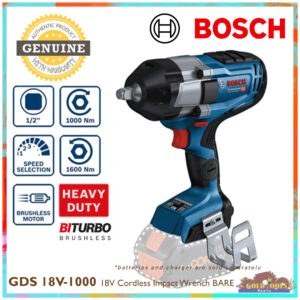 BOSCH GDS 18V-1000  18V BITURBO Professional Cordless Brushless 1/2" High Torque Impact Wrench