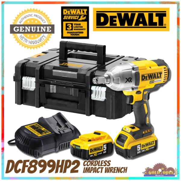 DeWalt DCF899HP2 20V 1/2" Cordless Brushless High Torque Wrench KIT
