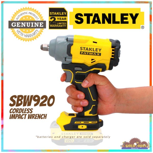STANLEY FATMAX SBW920 BARE Cordless Brushless Impact Wrench 20V Max (Battery and charger not included)