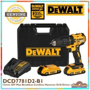 DeWALT DCD7781D2 Cordless Impact Drill 13 mm. 20 VOLTS