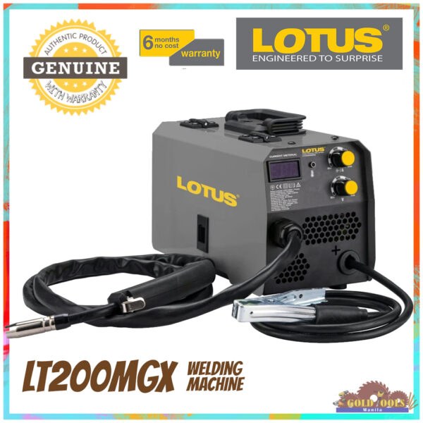 LOTUS LT200MGX 200A MIG inverter Welding Machine GASLESS (Flux Cord Wire not Included)