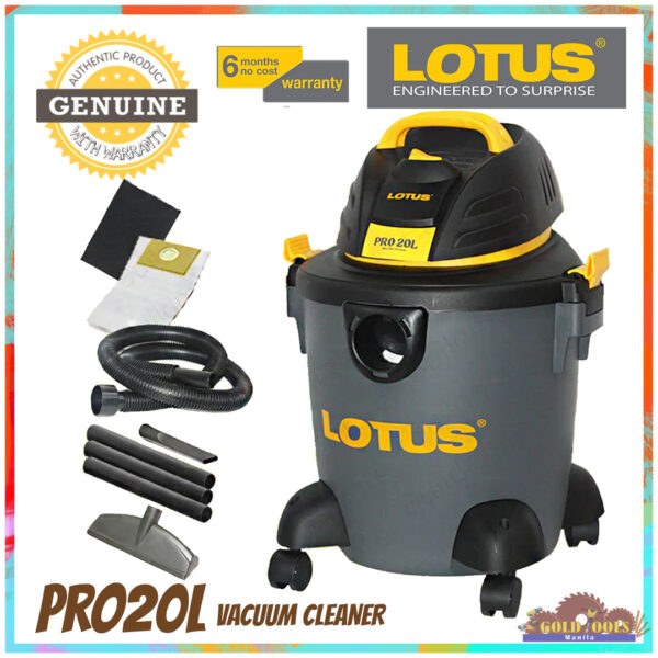 LOTUS PRO-20L Wet and Dry Vacuum Cleaner / Blower 20 Liters - 1400W