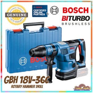 BOSCH GBH 18V-36 C Brushless Cordless Bi-Turbo Rotary Hammer with SDS Max 18V - BARE