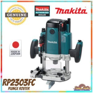 MAKITA RP2303FC Plunge Router 12mm, 12.7mm (15/32", 1/2″) 2100 W - Made in Japan