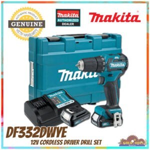 MAKITA DF332DWYE 12V CXT Cordless Drill Driver Brushless Motor