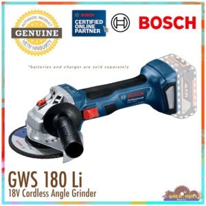 BOSCH GWS 180-LI Professional Cordless Brushless Angle Grinder 18V BARE