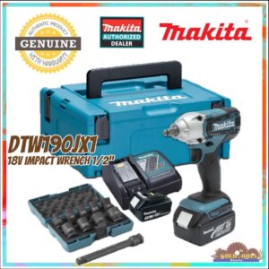 MAKITA DTW190JX1 1/2" Cordless Impact Wrench 18V LXT® Li-Ion