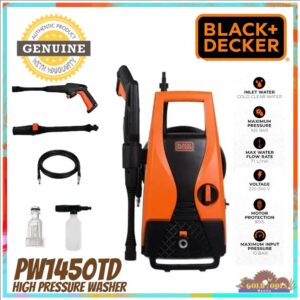 BLACK+DECKER PW1450TD-B1 1400W High Pressure Washer