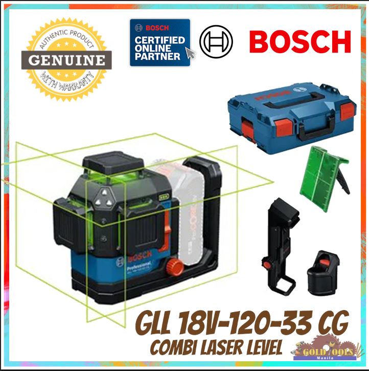 Bosch GLL 18V-120-33 CG Green Line Laser level 120m BARE TOOL