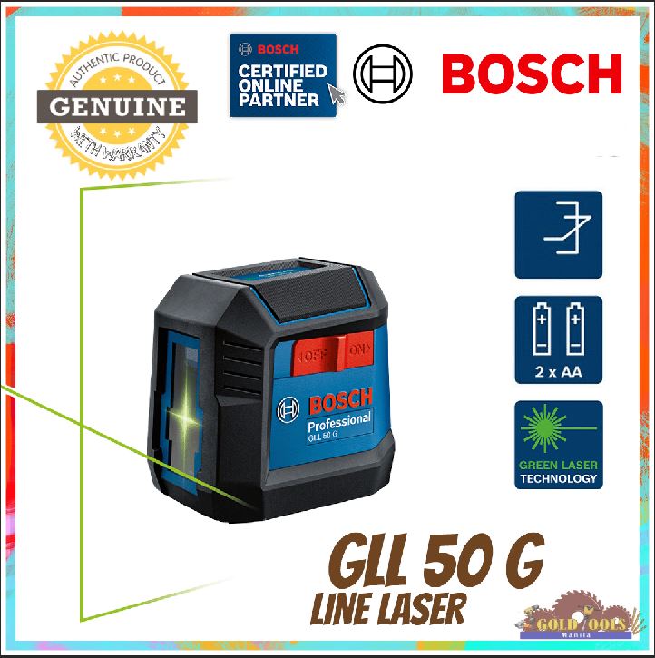 Bosch GLL 50 G Cross Line Laser Level (Green Laser)