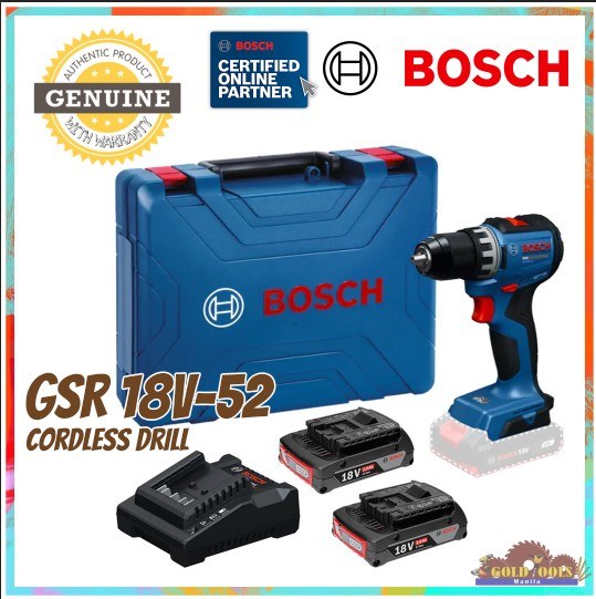 BOSCH Professional GSR18V-52 Cordless Drill/Driver