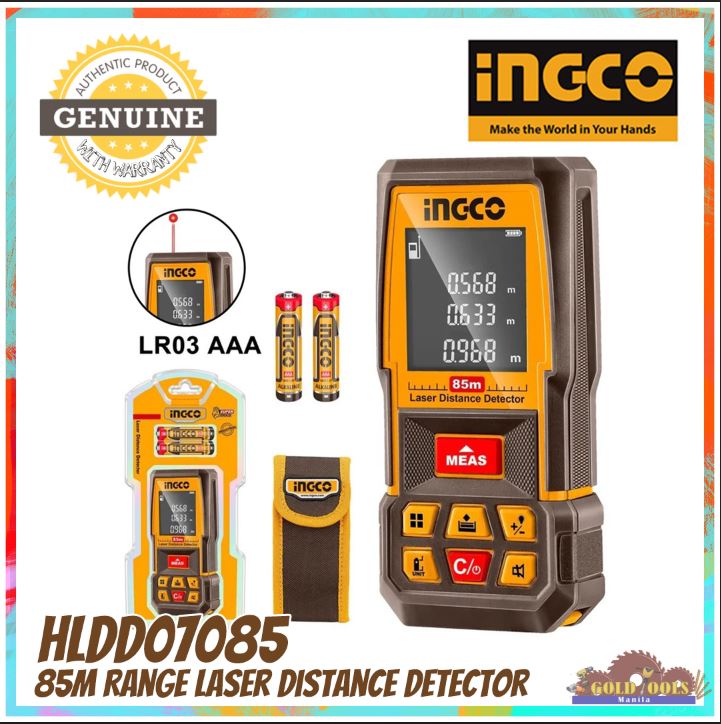 INGCO HLDD07085 85M Range Laser Distance Detector